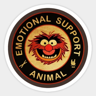 Vintage Animal Angry Sticker